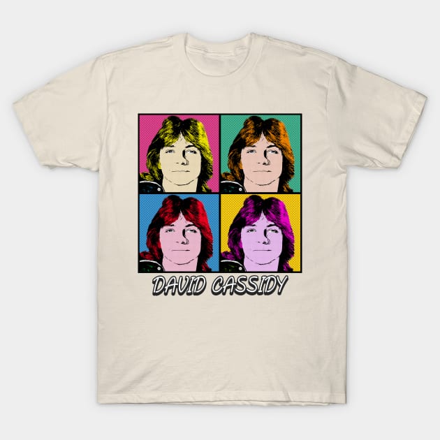 David Cassidy 80s Pop Art Style T-Shirt by ArtGaul